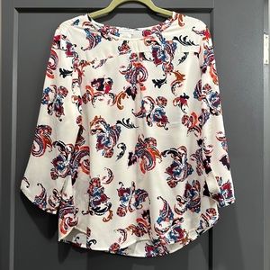 Van Heusen Women's Multicolor Blouse NWT